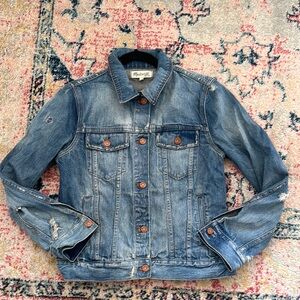 Madewell Distressed Denim Jacket